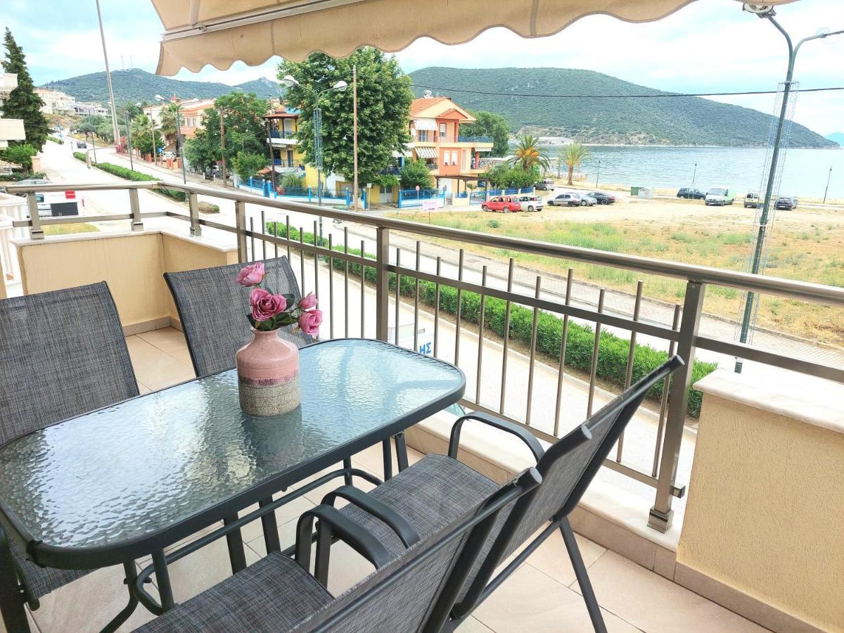 Myrsini'S Sea View Apartment Néa Péramos Exteriör bild
